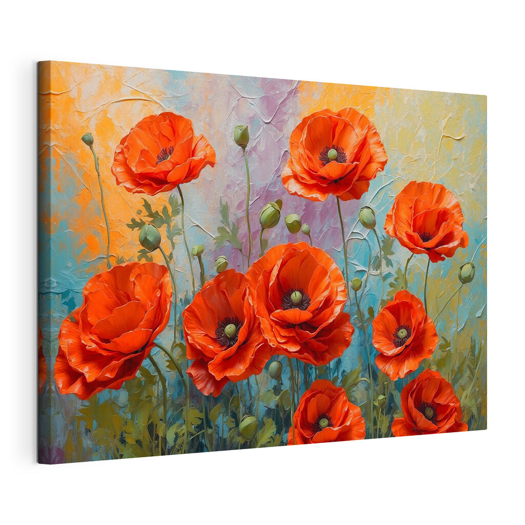 Coquelicots et touches pastel — vue du produit