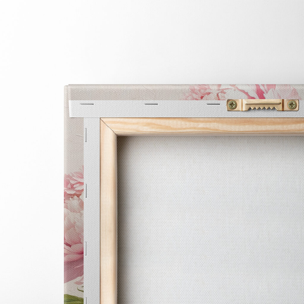 Pivoines et boutons verts — dos