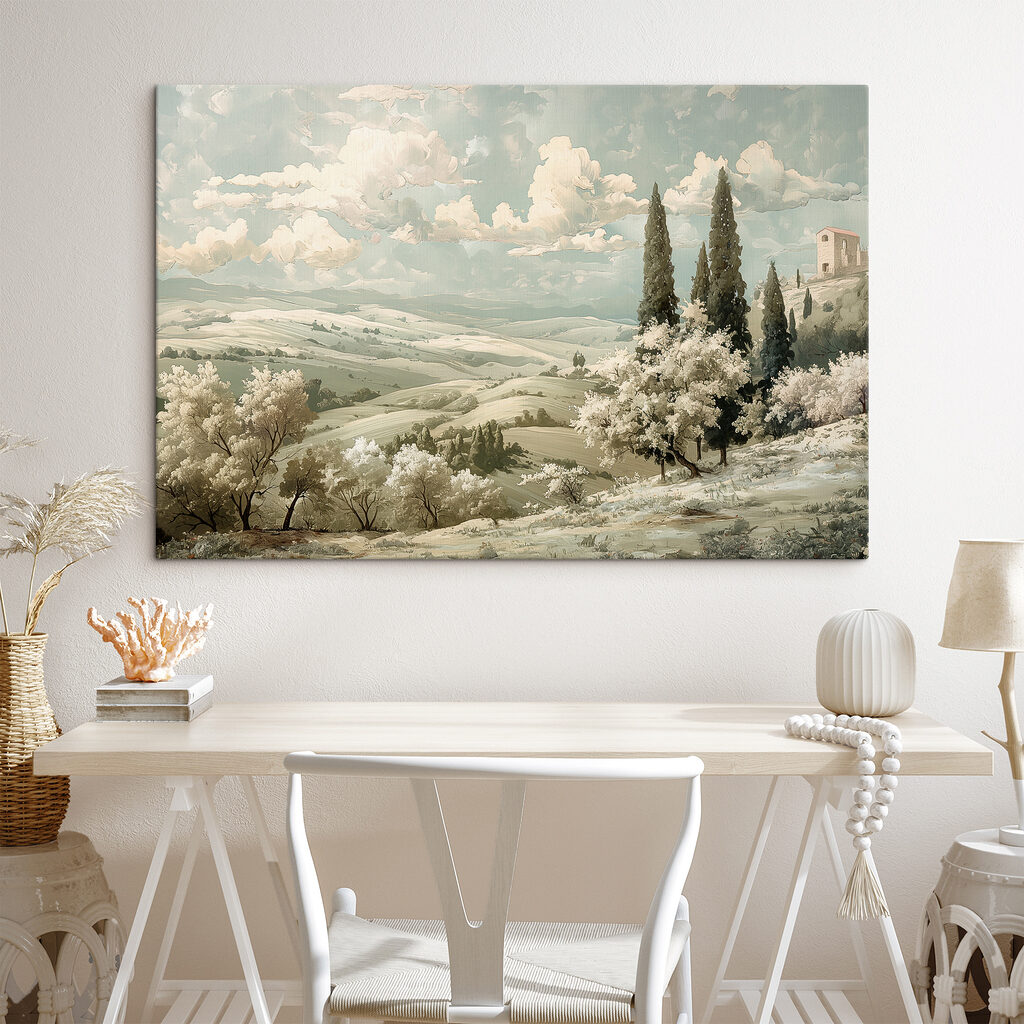 Floraison blanche et nuages — intérieur 1