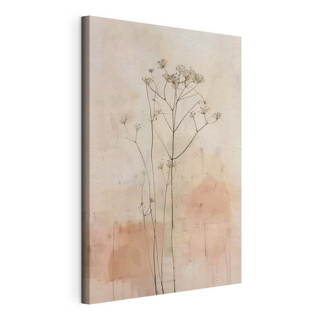 Ombelles délicates sur rose — vue du produit