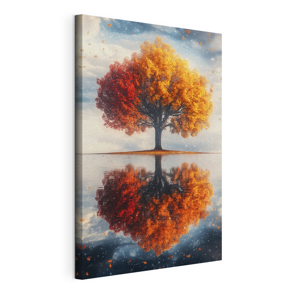 Arbre d’automne en miroir — vue du produit