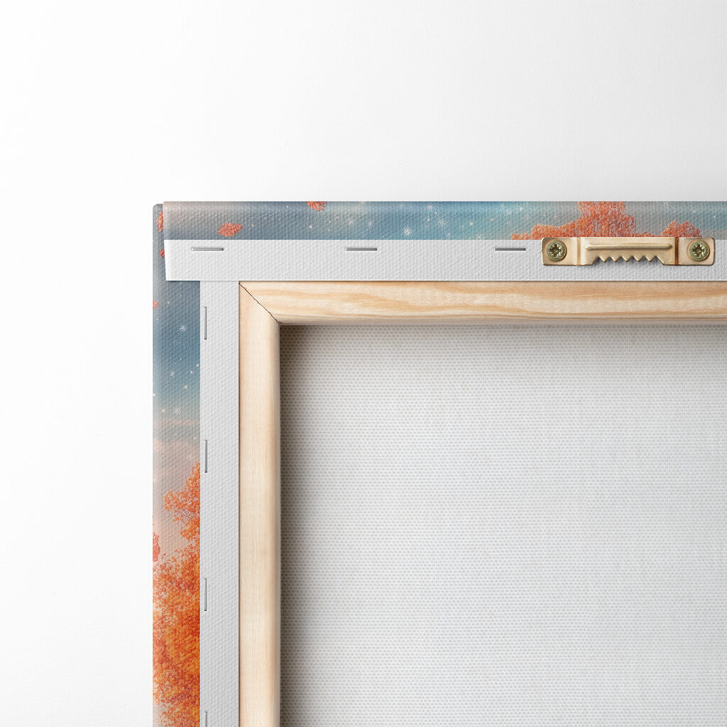 Arbre d’automne en miroir — dos