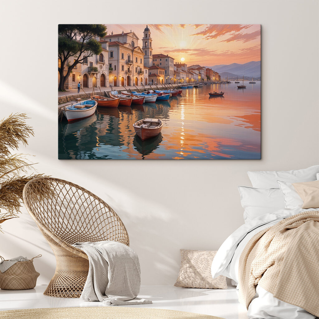 Barques au crépuscule — intérieur 2