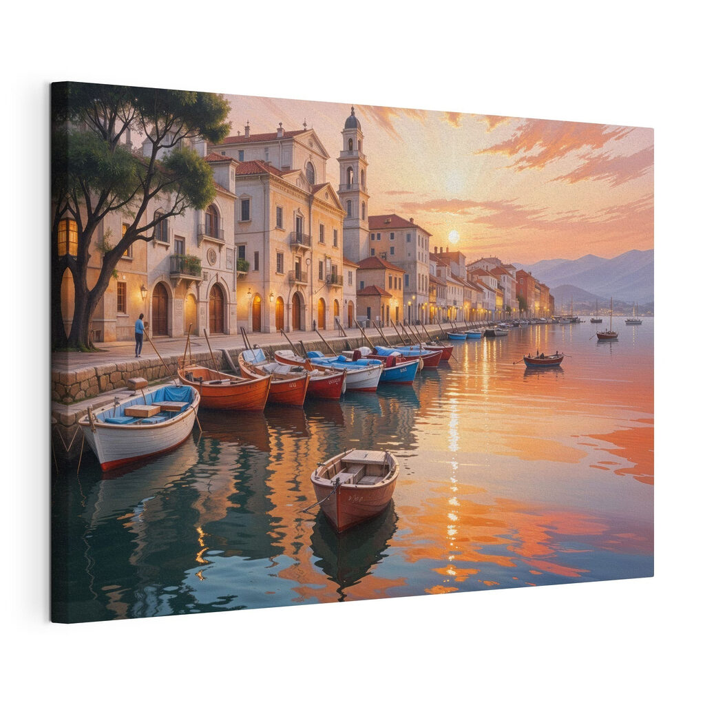 Barques au crépuscule — vue du produit