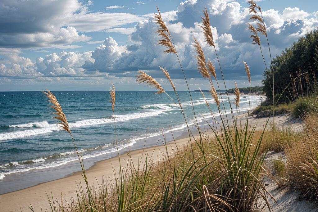 Herbes des dunes — motif complet