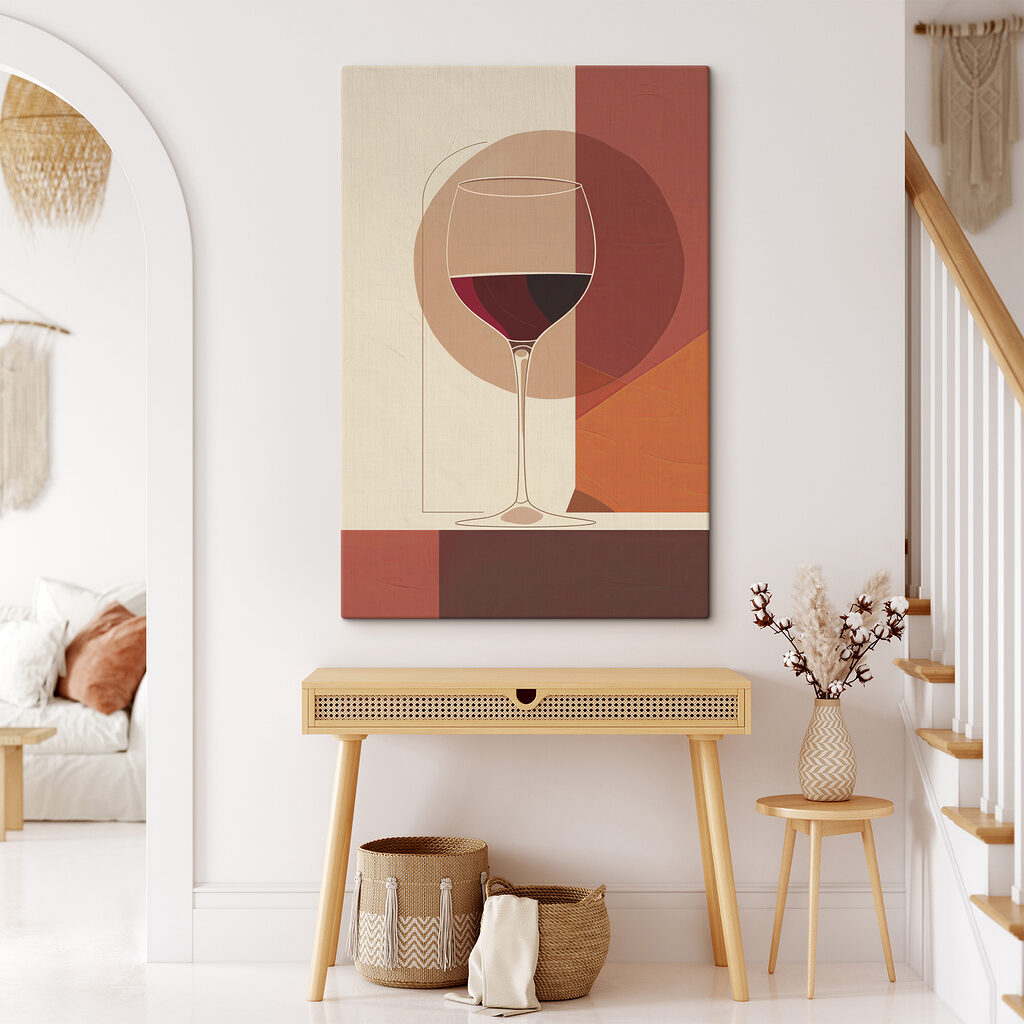 Verre aux tons terreux — intérieur 1