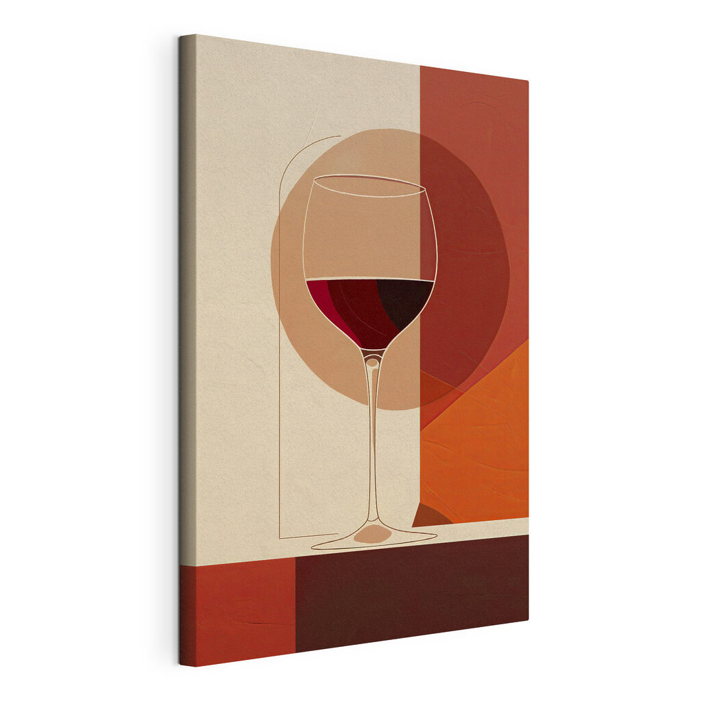 Verre aux tons terreux — vue du produit