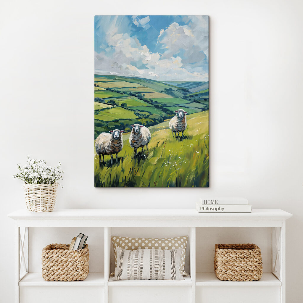 Moutons et vallons verts — intérieur 2