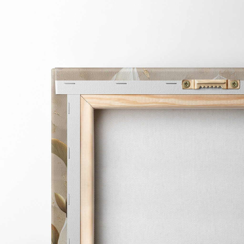 Magnolia sur beige chaud — dos