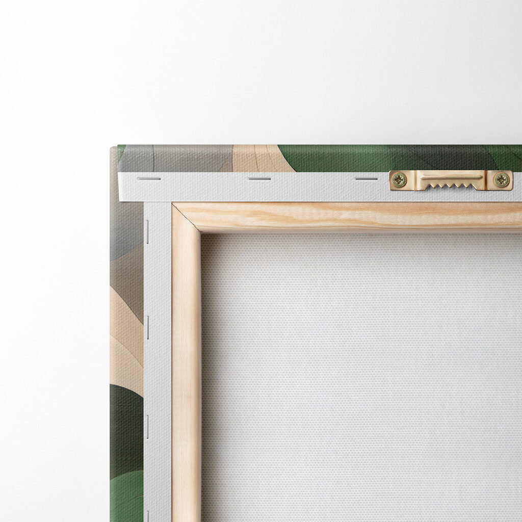 Courbes vertes et sable — dos