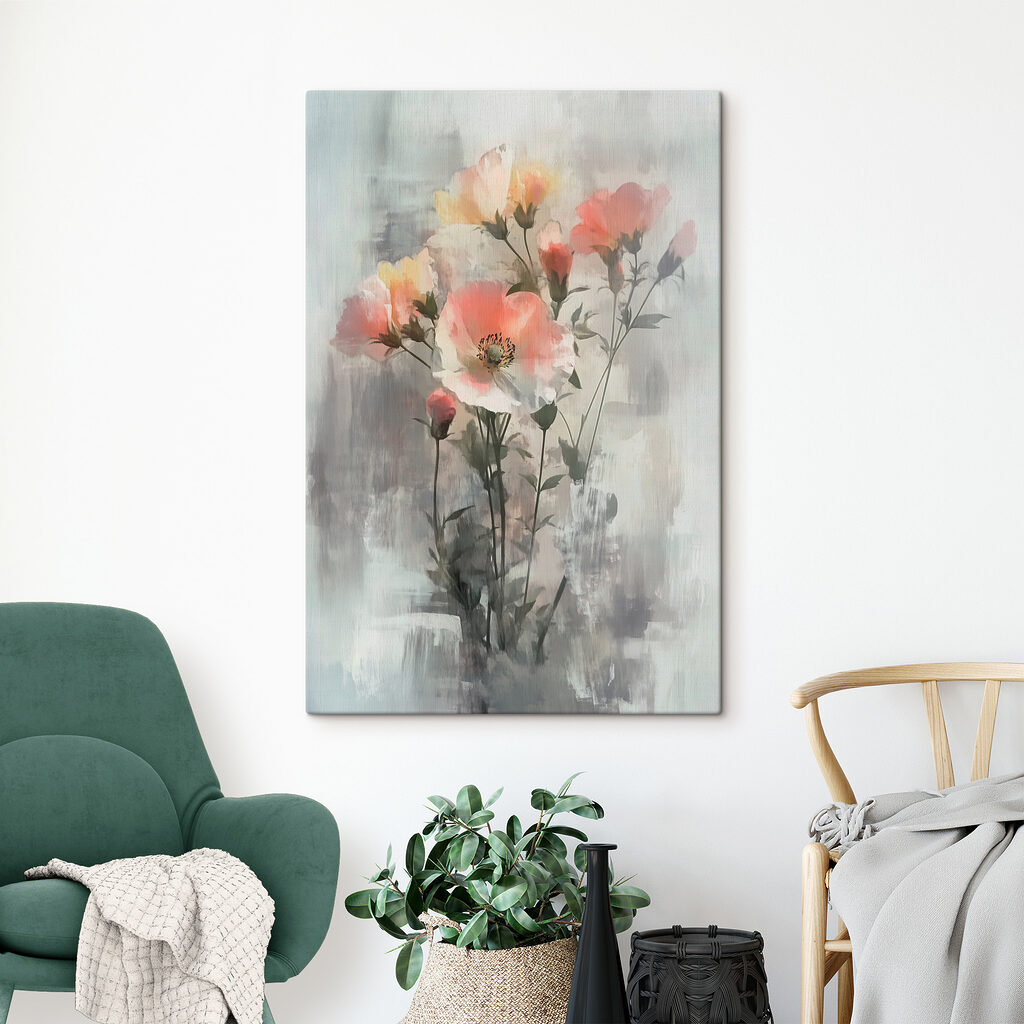 Coquelicots sur fond pâle — intérieur 4