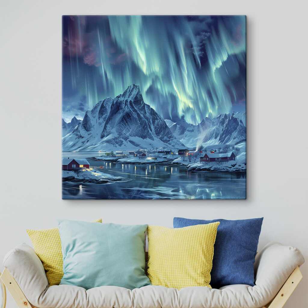 Aurore sur un sommet — intérieur 1