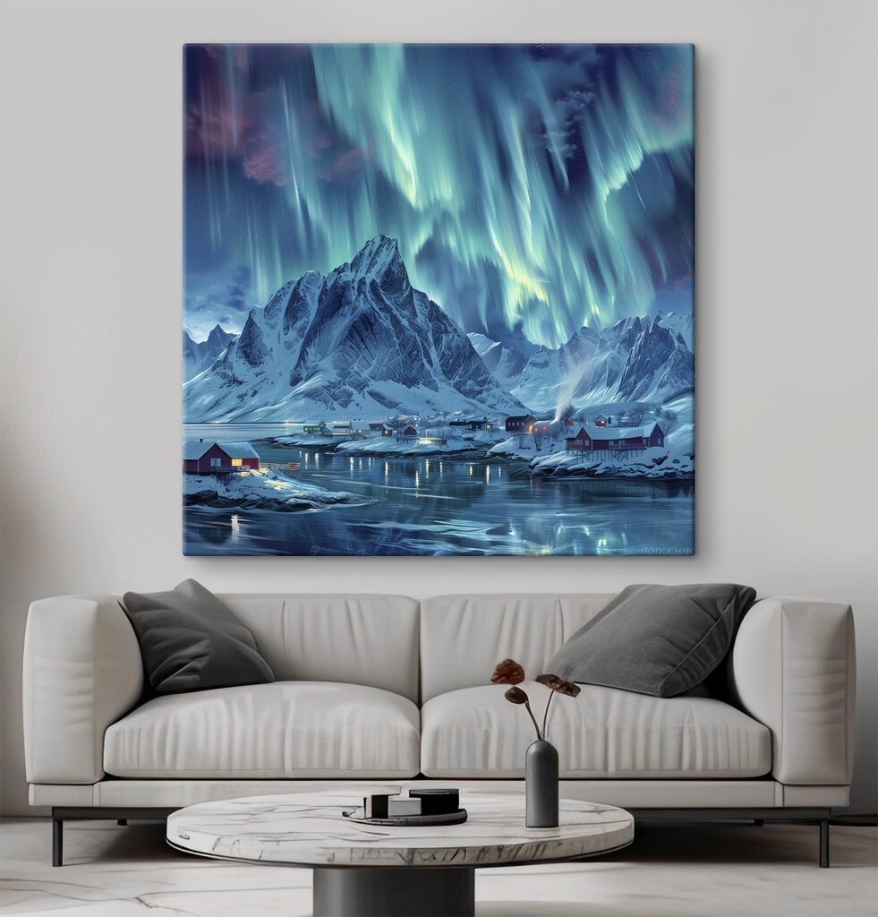 Aurore sur un sommet — intérieur 2