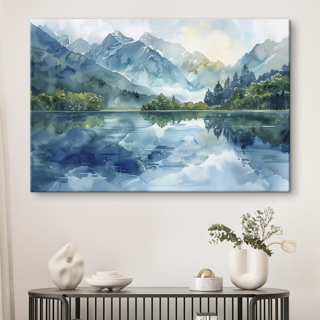 Montagnes en miroir — intérieur 2