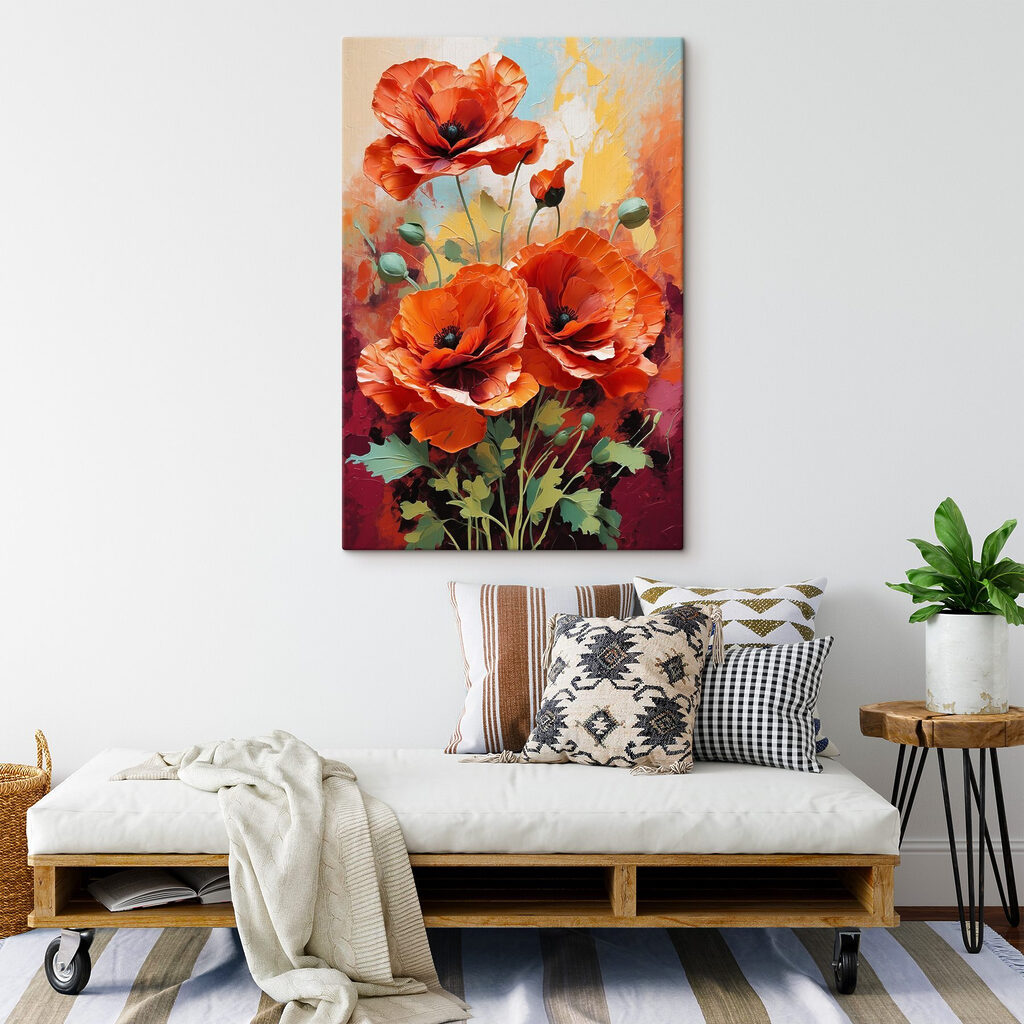 Coquelicots orange — intérieur 4