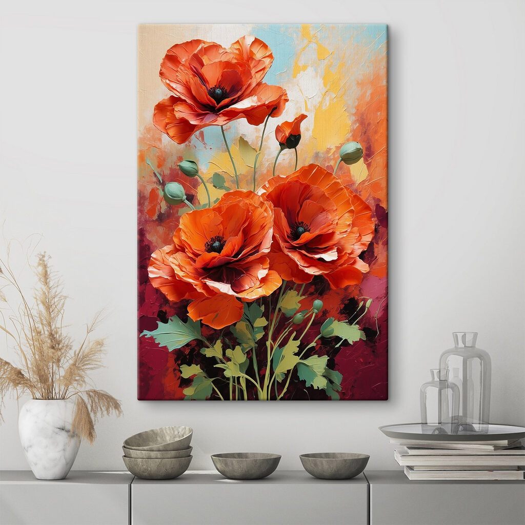 Coquelicots orange — intérieur 5