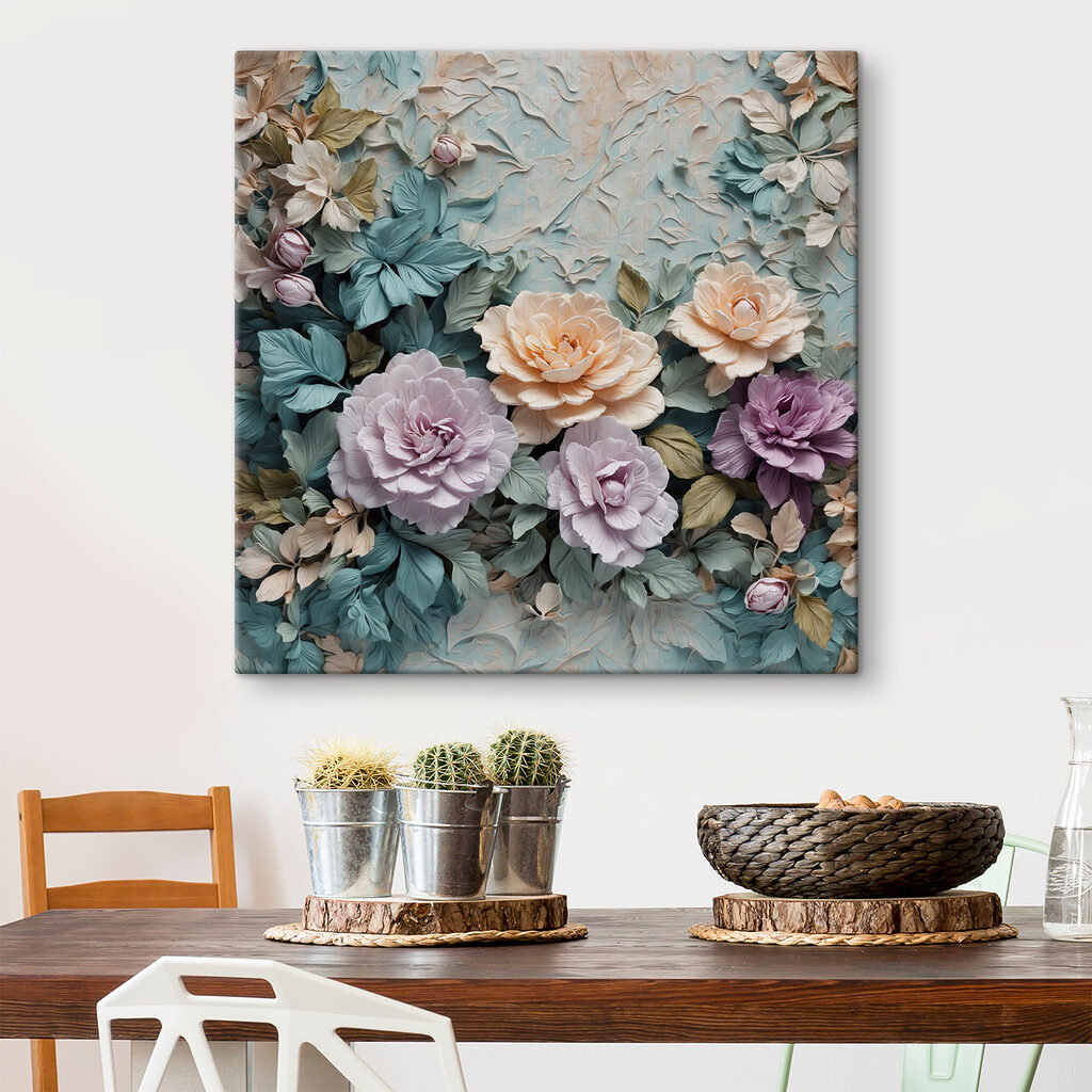 Fleurs pastel, feuillage frais — intérieur 2