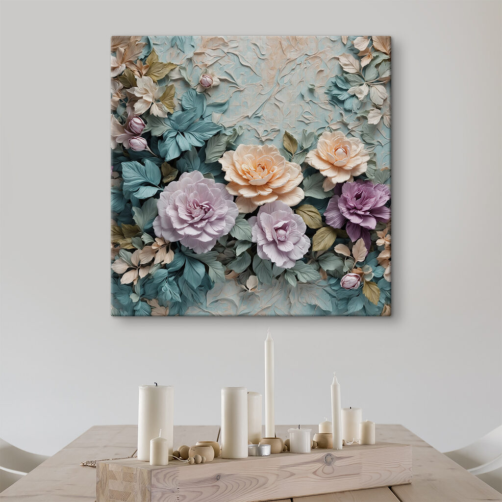 Fleurs pastel, feuillage frais — intérieur 3