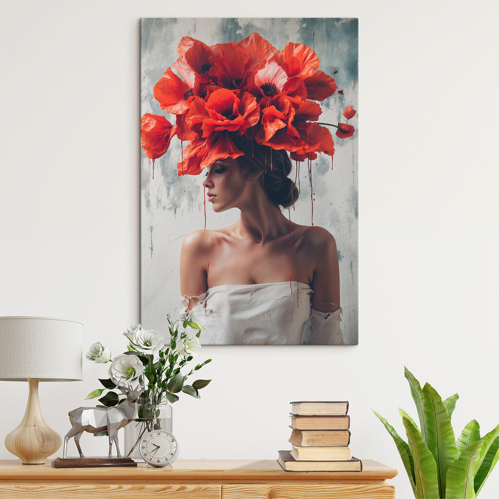Chapeau de coquelicots — intérieur 3