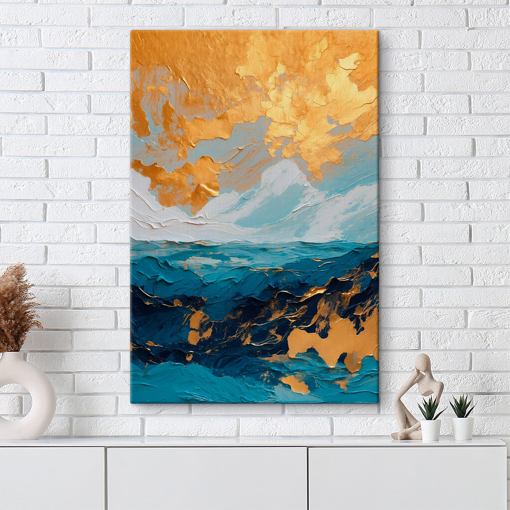 Ciel d’or, bleu profond — intérieur 3