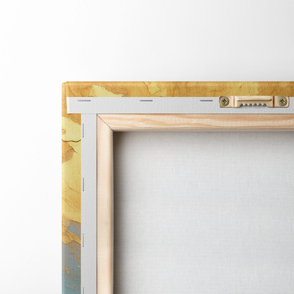 Ciel d’or, bleu profond — dos