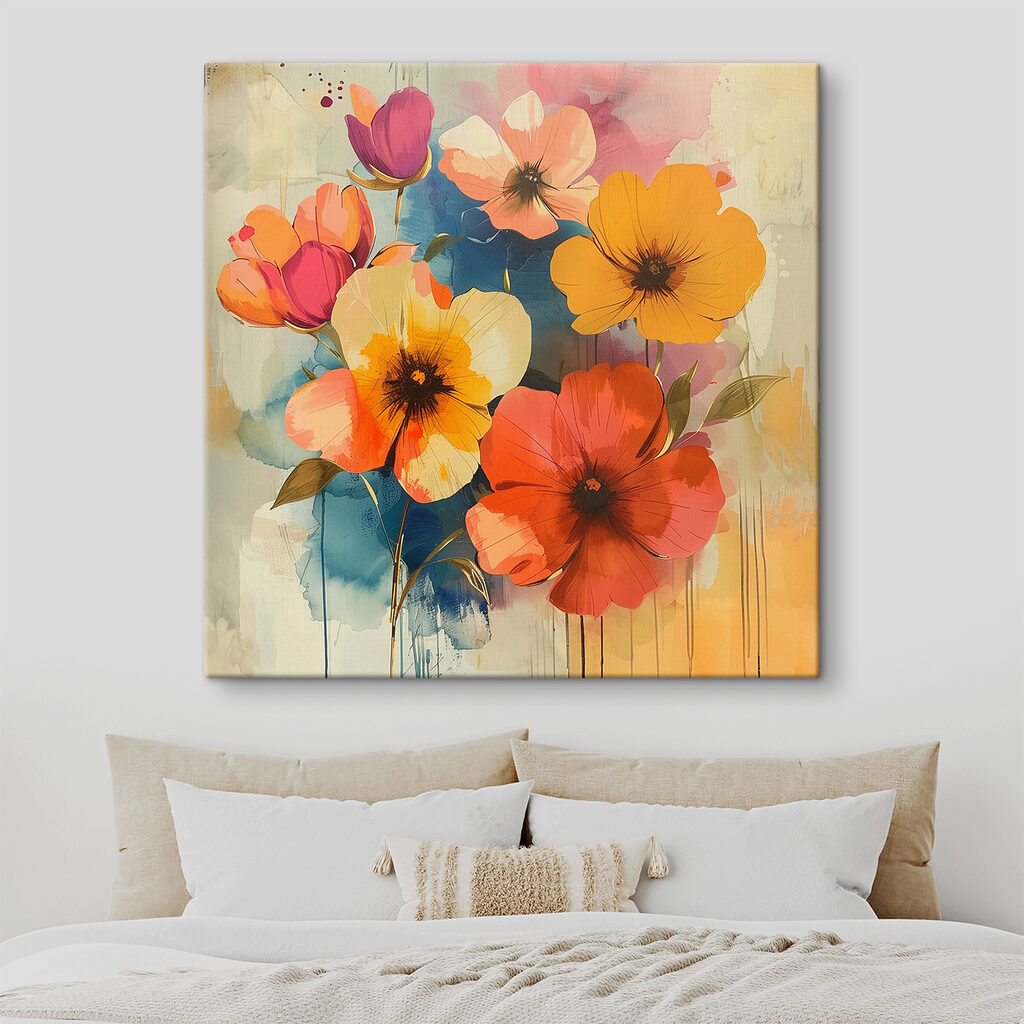 Bouquet en aplats — intérieur 2