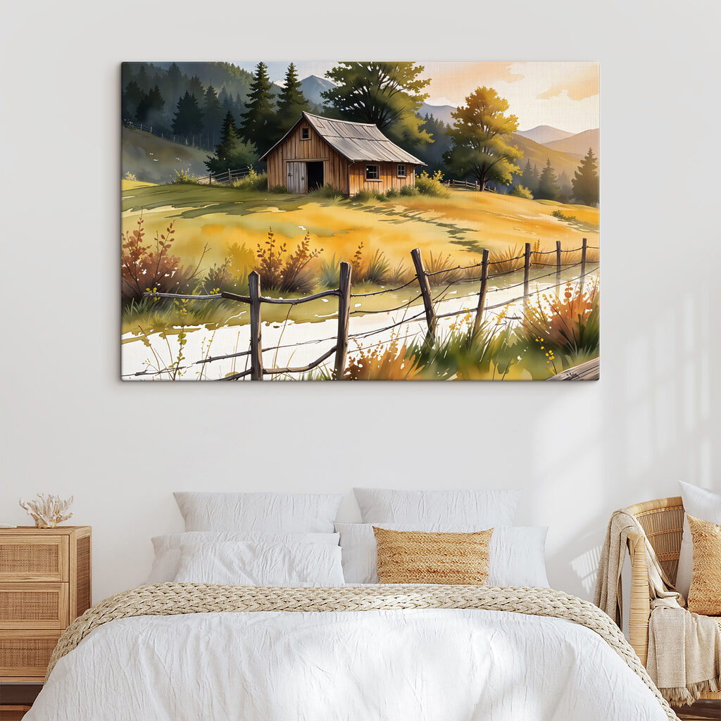 Cabane derrière la clôture — intérieur 1