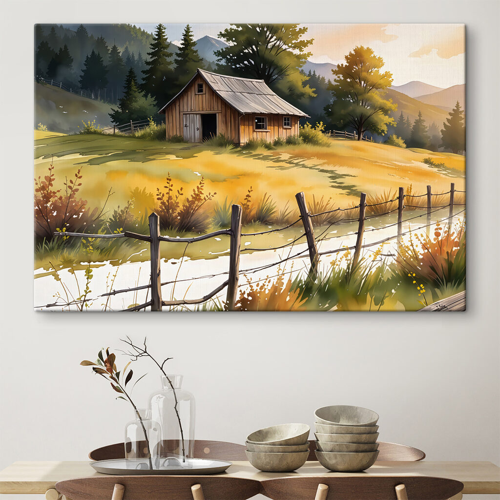 Cabane derrière la clôture — intérieur 2