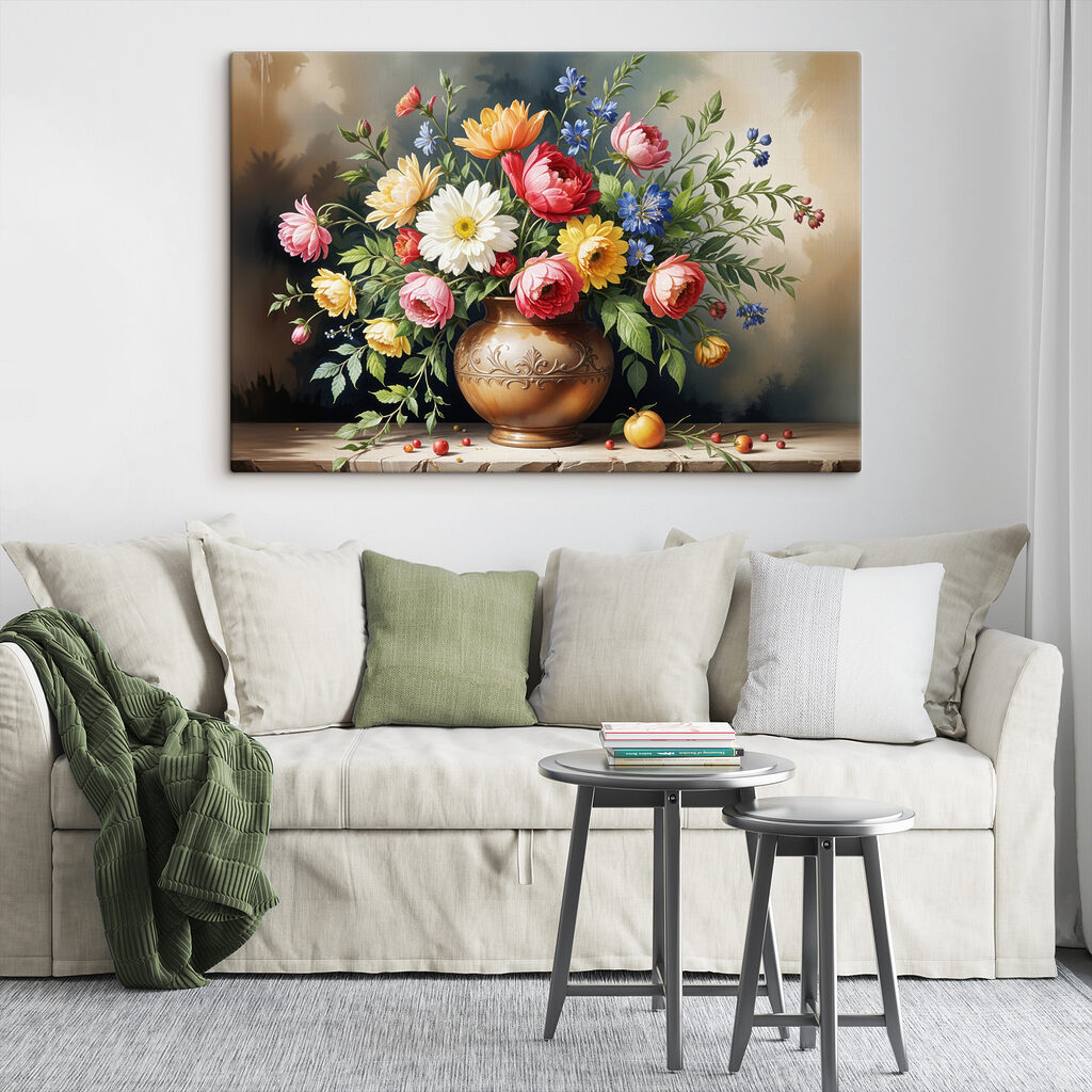 Bouquet d’été en coupe — intérieur 2