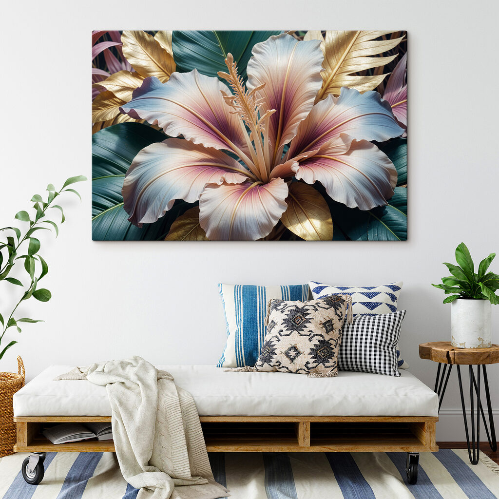 Lys aux feuilles dorées — intérieur 2