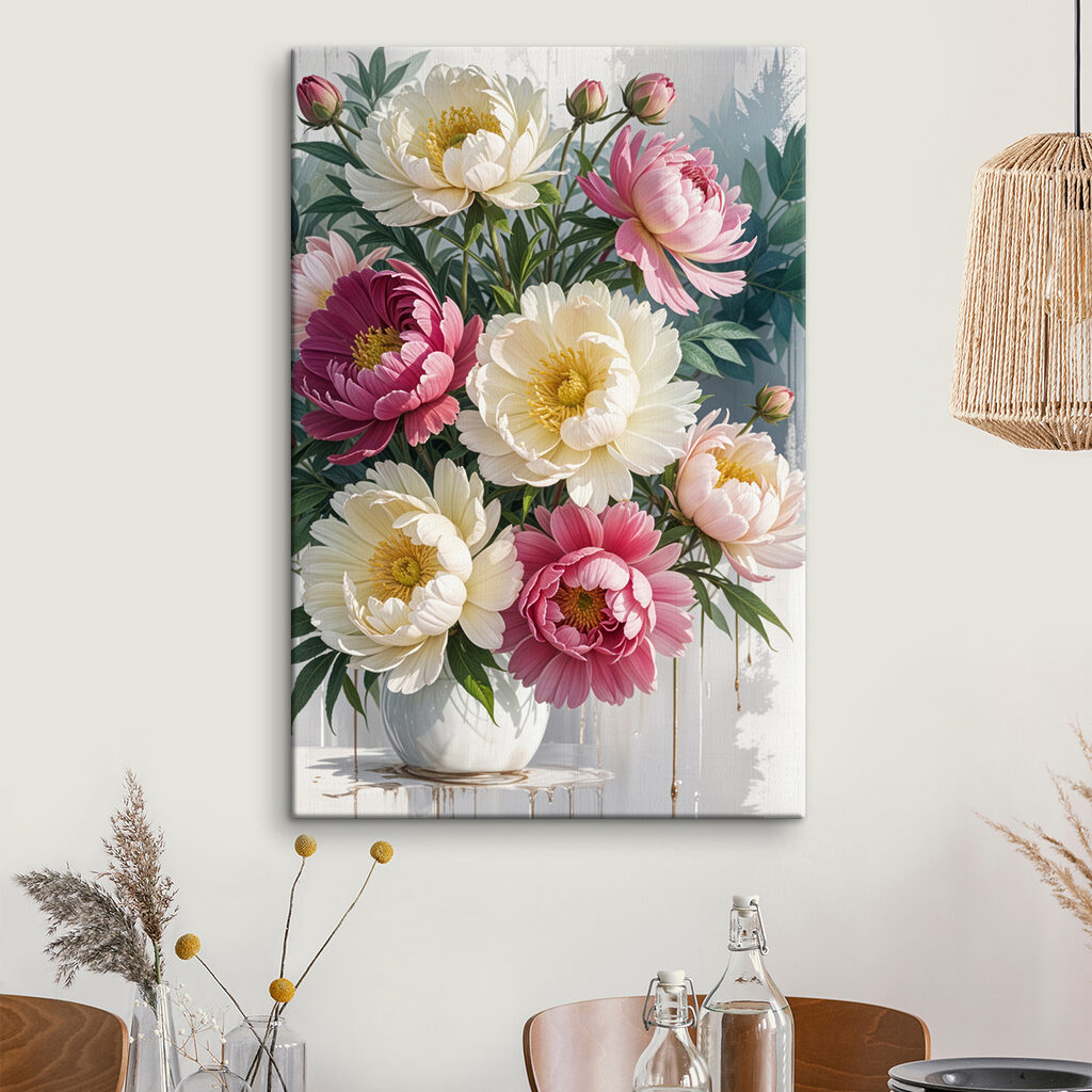 Pivoines aux rondeurs joyeuses — intérieur 1
