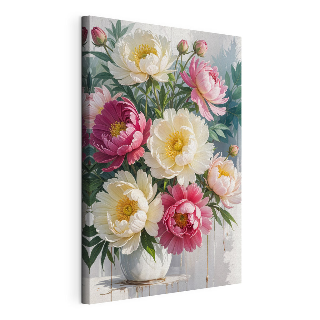 Pivoines aux rondeurs joyeuses — vue du produit