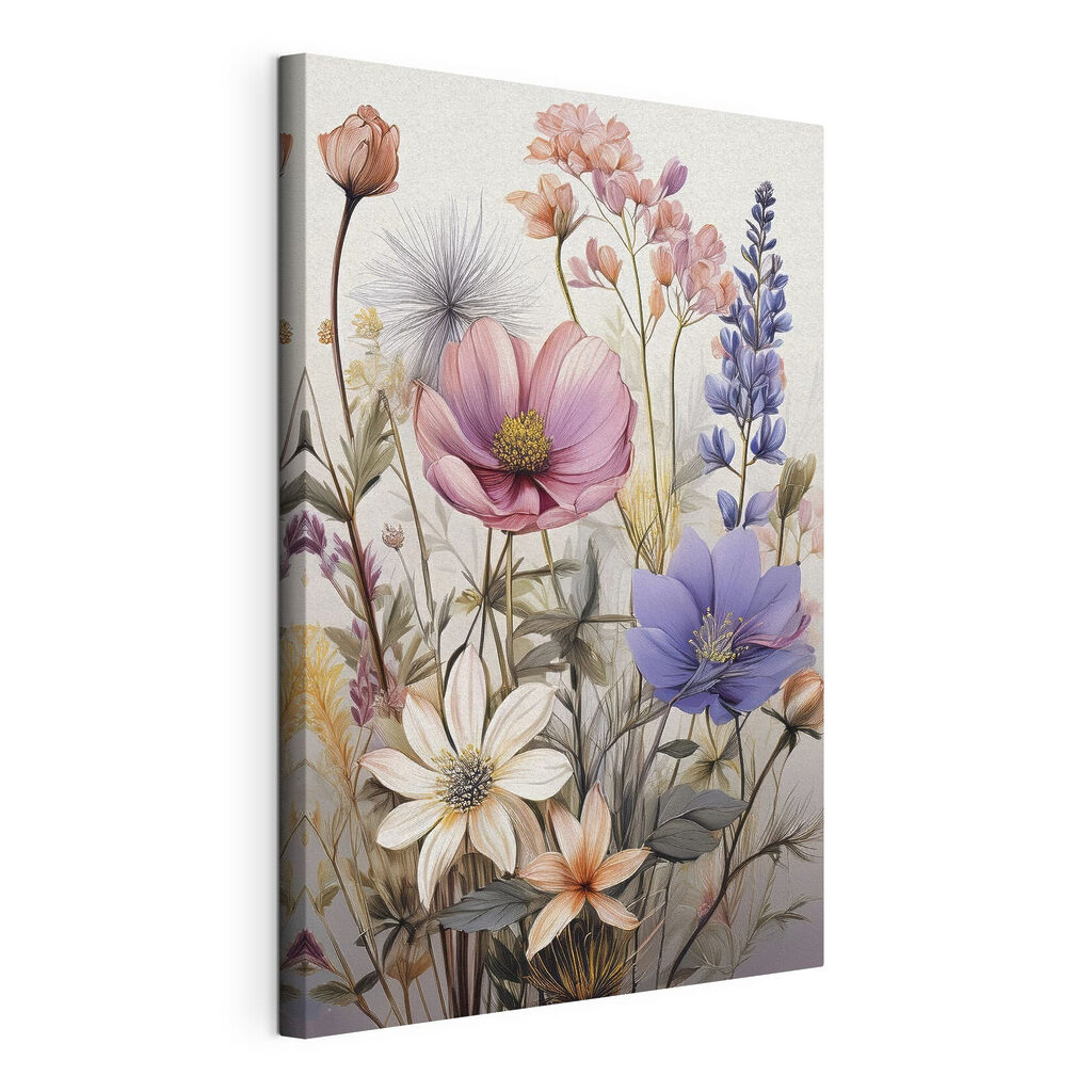 Fleurs des champs pastel — vue du produit