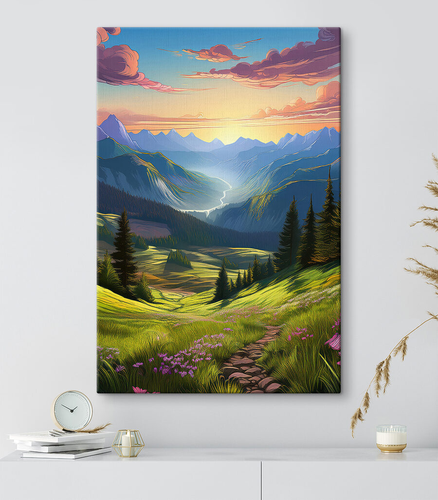 Lumière sur la vallée — intérieur 1