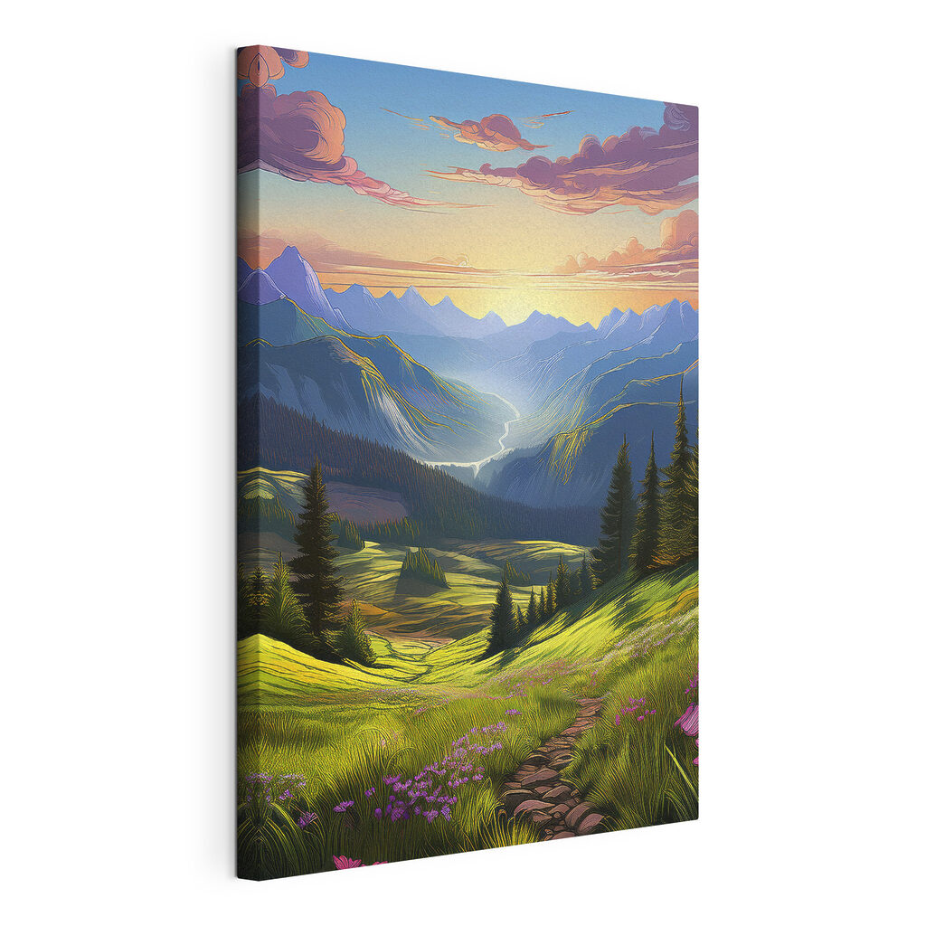 Lumière sur la vallée — vue du produit