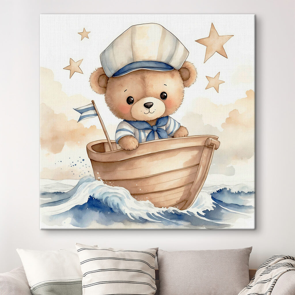 Ourson en barque — intérieur 2