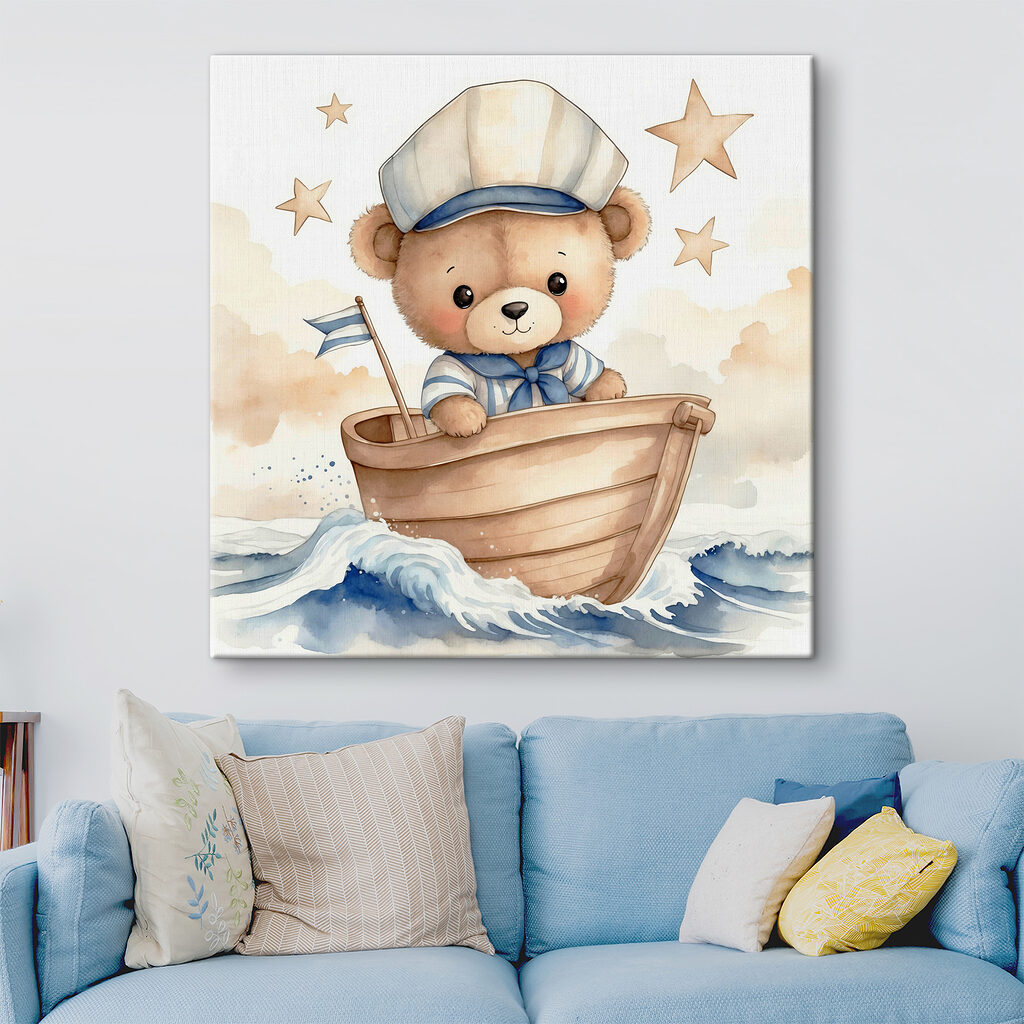 Ourson en barque — intérieur 3