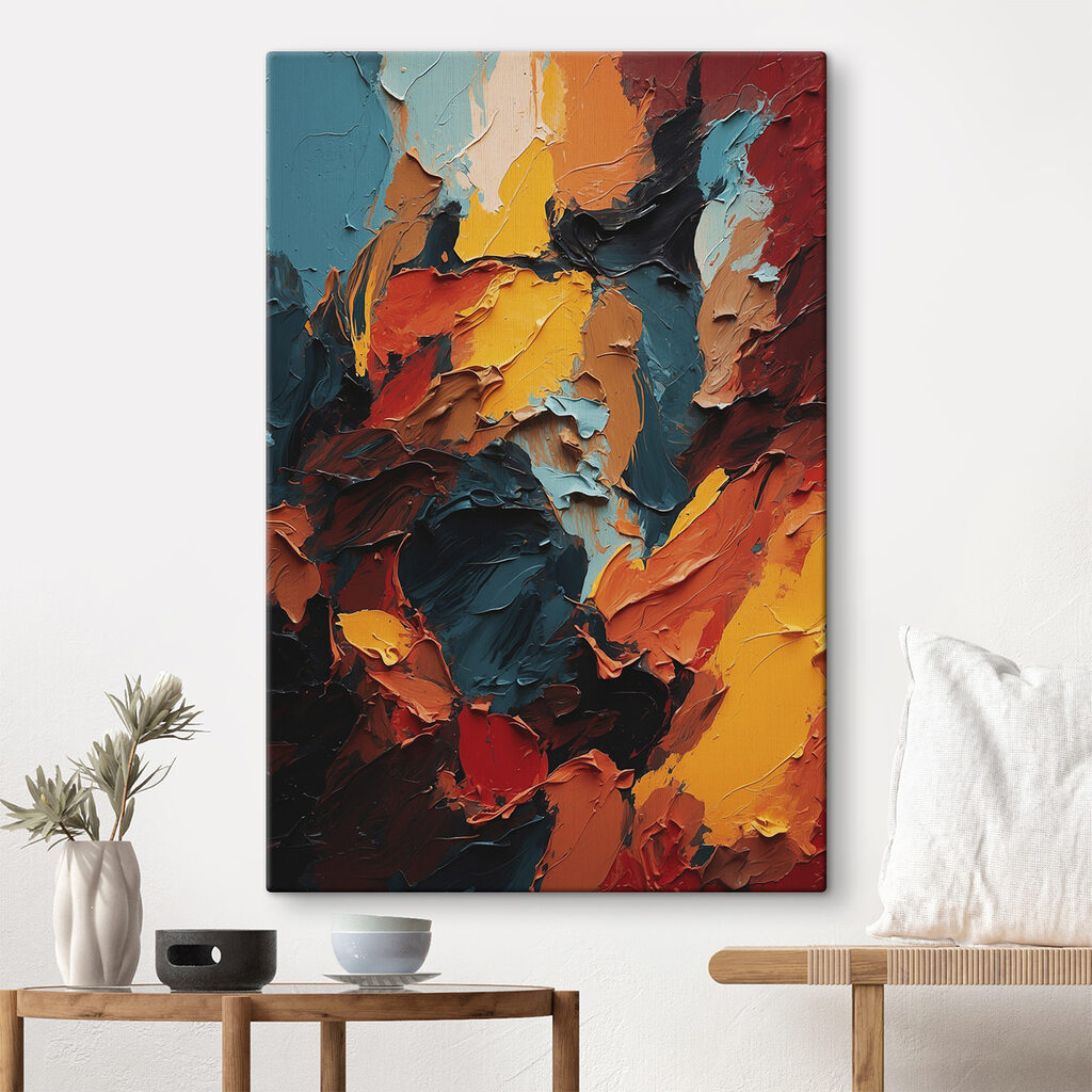 Couleurs terre, touches brutes — intérieur 1