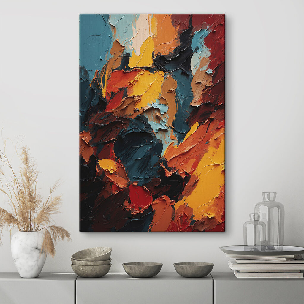 Couleurs terre, touches brutes — intérieur 3