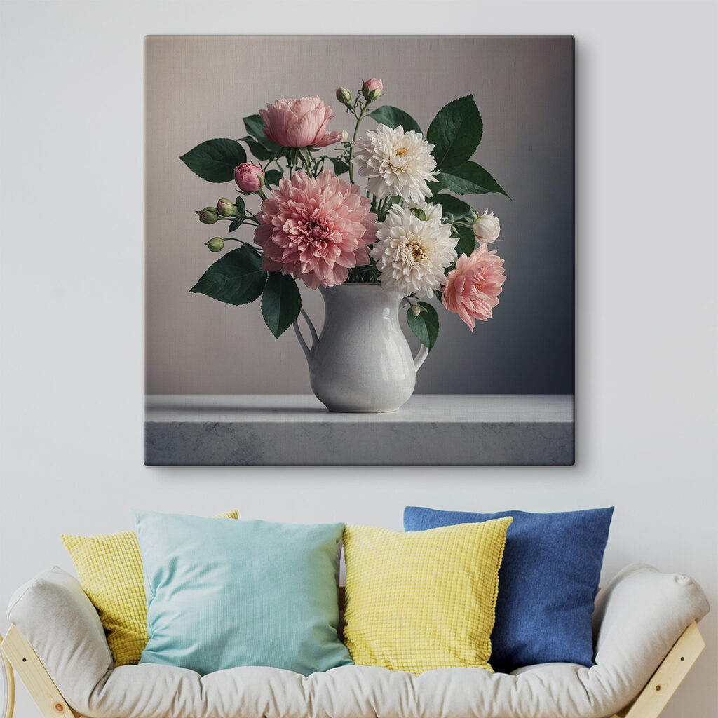 Fleurs dans un pichet — intérieur 2