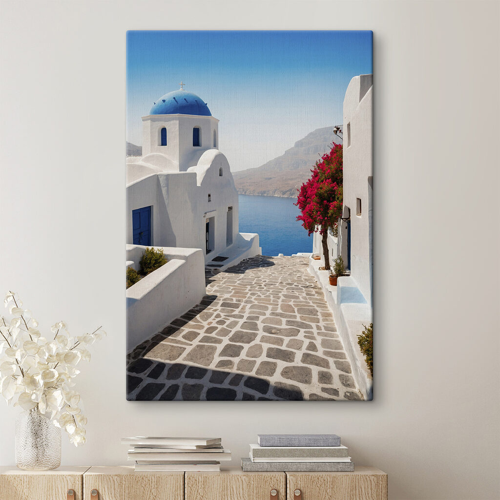 Coupole bleue côté mer — intérieur 1