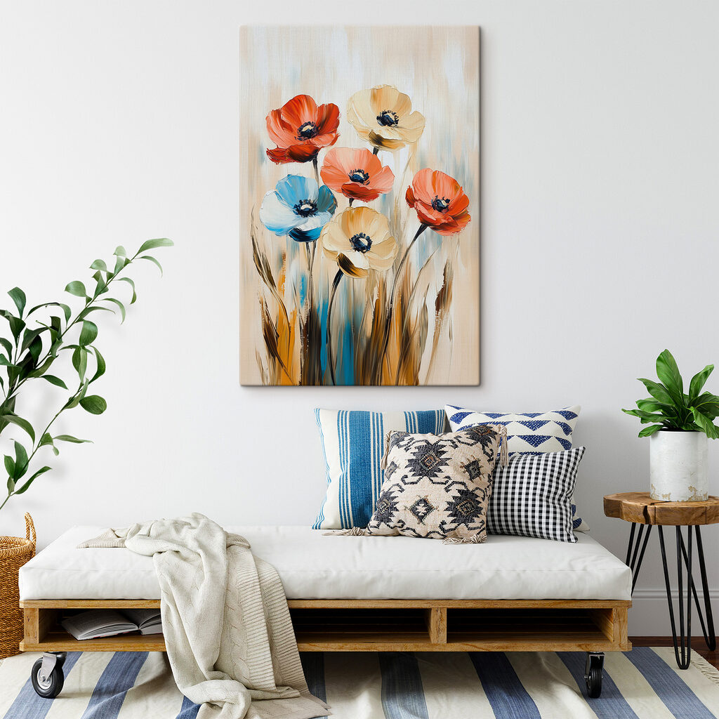 Fleurs et herbes bleues — intérieur 3