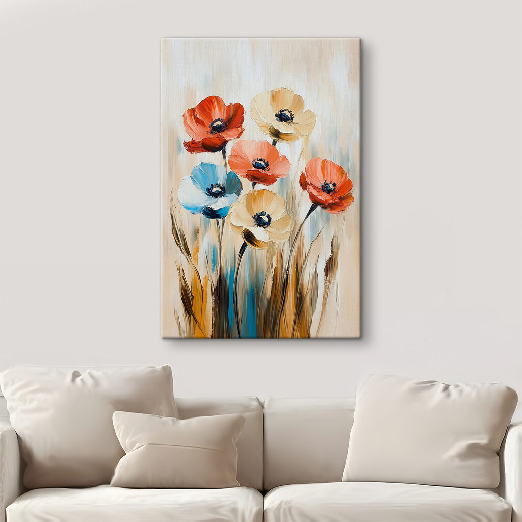 Fleurs et herbes bleues — intérieur 4