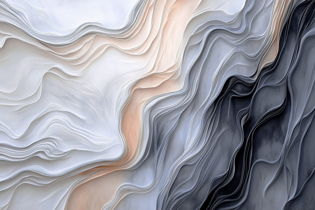 Blanc et bleu nuit — motif complet
