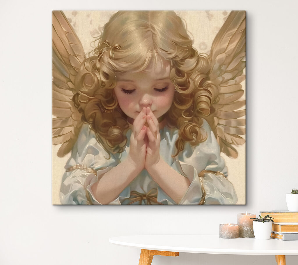 Angelot aux mains jointes — intérieur 1