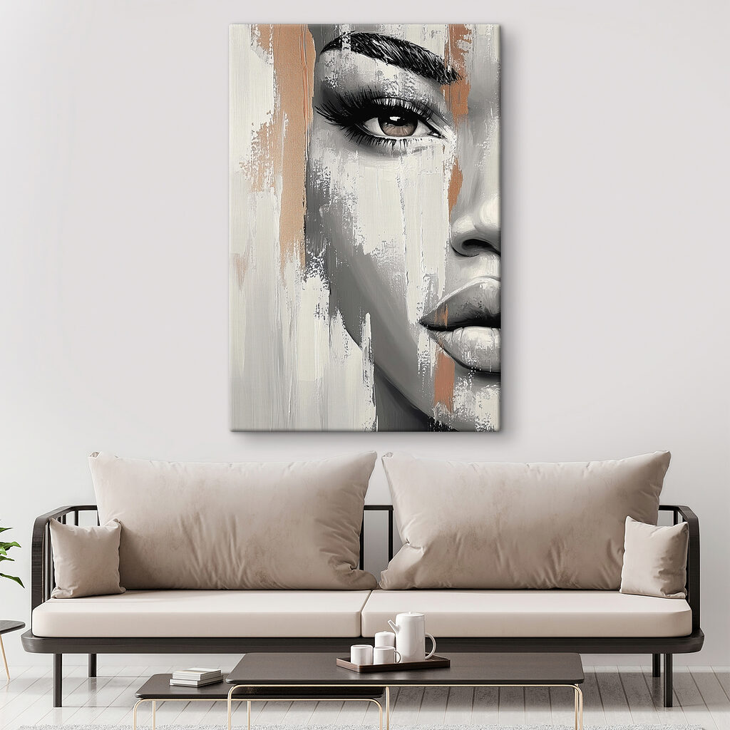 Regard derrière la couleur dans un intérieur