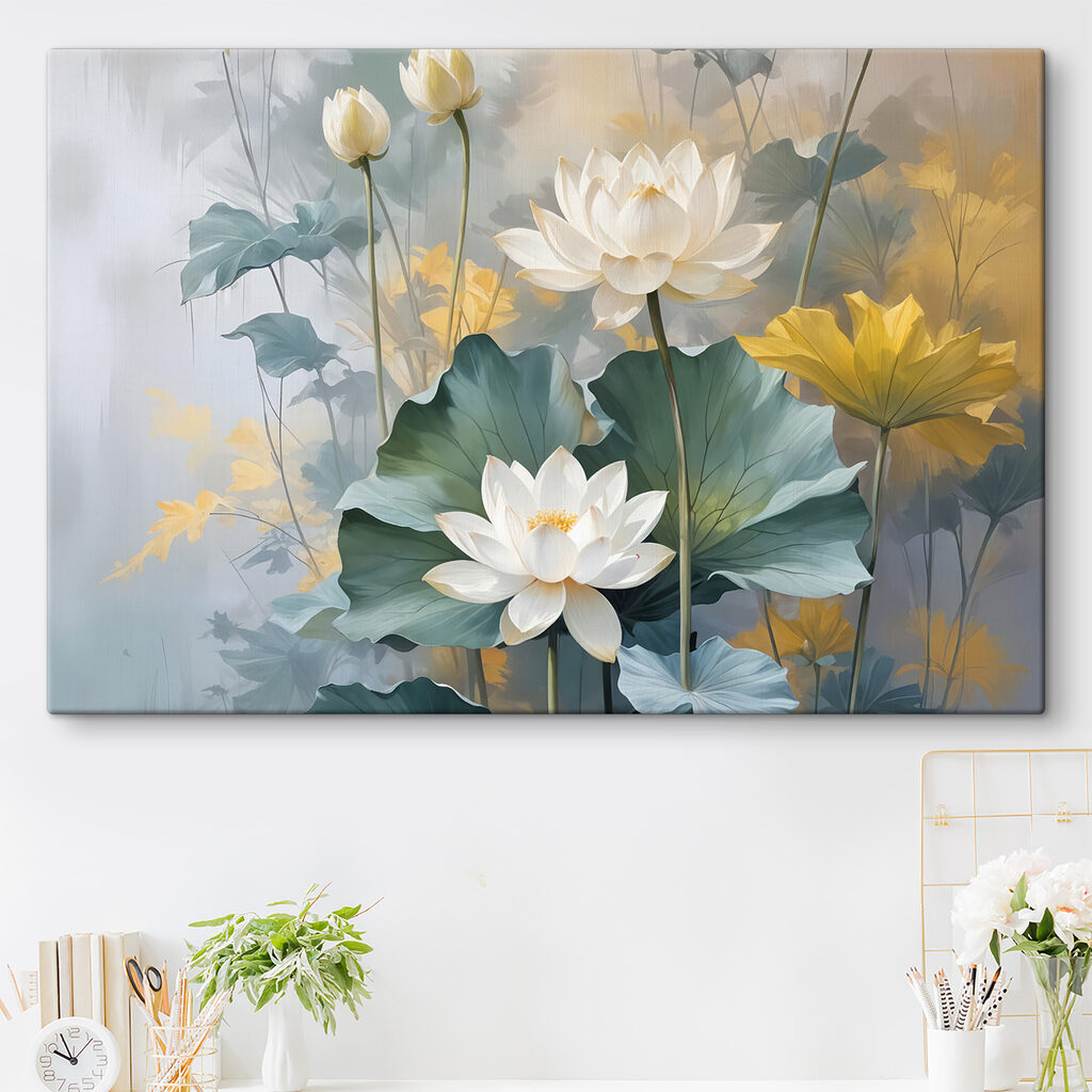 Lotus aux tons ensoleillés — intérieur 2