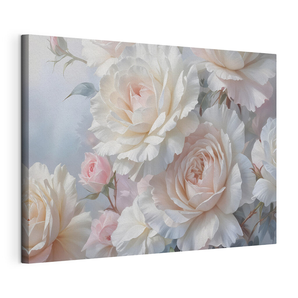 Roses en rose nacré — vue du produit