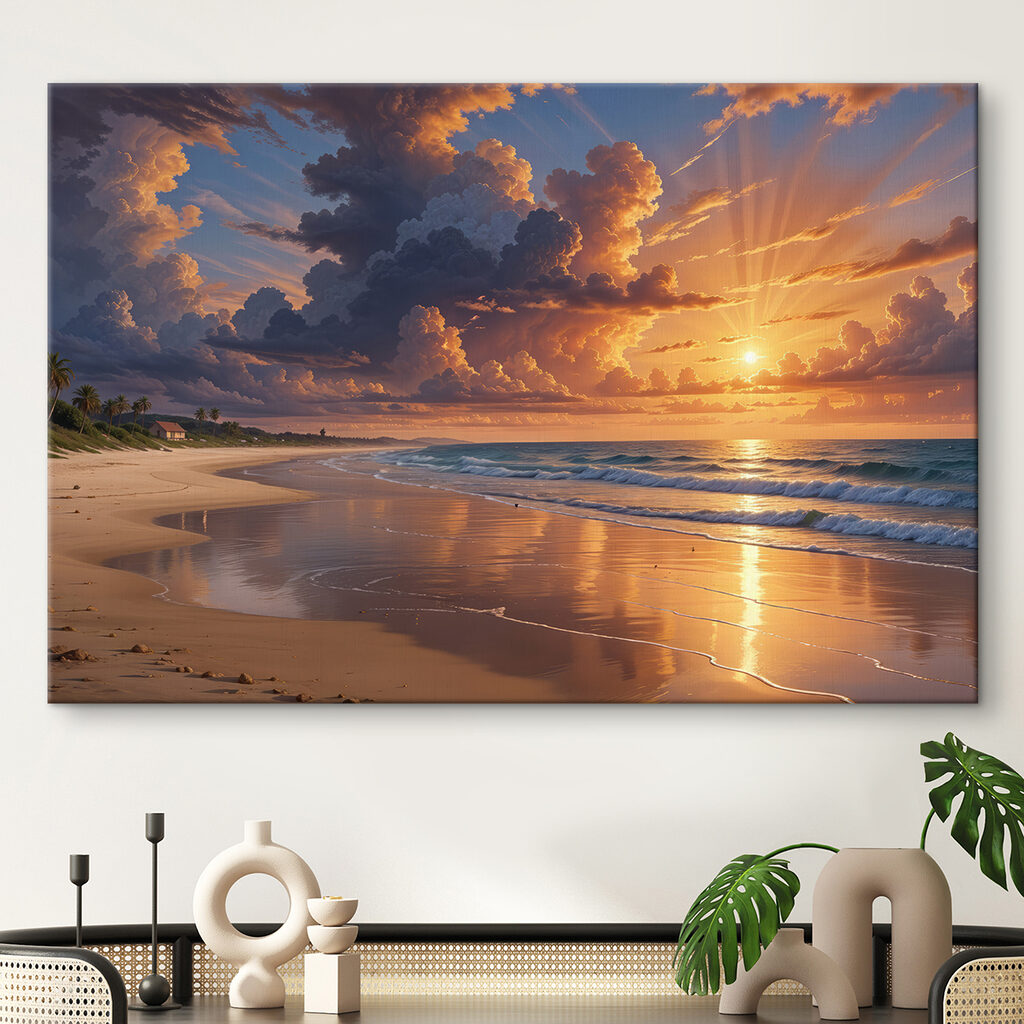 Crépuscule sur la plage — intérieur 2