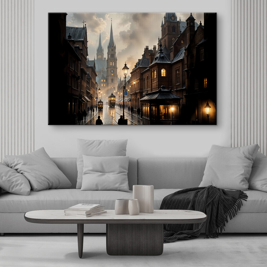 Vieille rue aux lanternes — intérieur 1